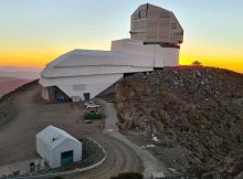1 / 1Rubin Observatory. Astronomers calculate that its optical sky survey should detect signs of as many as one hundred binary massive black holes in galaxies as their light fluctuates due to gravitational self-lensing. Credit: Vera C. Rubin Observatory