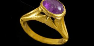 Ancient Greek Amethyst Ring To Ward Off A Hangover Discovered At The World's Largest Byzantine Wine Factory In Yavne, Israel