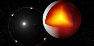 Hot Jupiters are massive, gaseous worlds like Jupiter, that orbit closer to their parent stars than Mercury is to the Sun. In a recent paper, a McGill-led research team, provides new insight into what seasons looks like on a hot Jupiter. The researchers also suggest that the oval orbit, extremely high surface temperatures (2,000 degrees C- hot enough to vaporize rock) and “puffiness” of XO-3b reveal traces of the planet's history. The findings will potentially advance both the scientific understanding of how exoplanets form and evolve and give some context for planets in our own solar system. Credit: NASA/JPL-Caltech/R. Hurt (IPAC)