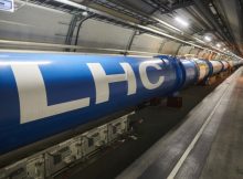 The LHC tunnel at point 1 (Image: CERN)
