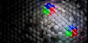 Artist impression of gate operations on logical quantum bits, that are protected from faults by means of quantum error correction. Credit: Johannes Knünz