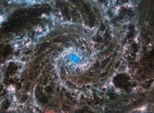 The Phantom Galaxy is a "favorite target for astronomers studying the origin and structure of galactic spirals," NASA and the ESA said.