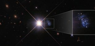 Peekaboo! Tiny, Hidden Galaxy Provides A Peek Into The PastCredits: NASA, ESA, and Igor Karachentsev (SAO RAS); Image Processing: Alyssa Pagan (STScI)