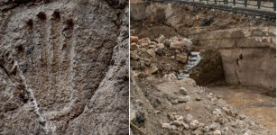 Fragments Of City's Fortifications And Carved Hand Imprint Unearthed In Jerusalem