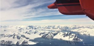 Aerial photographs of the Antarctic Peninsula’s glaciers. Credit: Dr Anna E. Hogg, University of Leeds