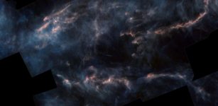 This mosaic combines several observations of the Taurus Molecular Cloud performed by ESA’s Herschel observatory. Located about 450 light-years from us, in the constellation Taurus, the Bull, this vast complex of interstellar clouds is where a myriad of stars are being born, and is the closest large region of star formation. Credit: ESA/Herschel/NASA/JPL-Caltech; acknowledgement: R. Hurt (JPL-Caltech),CC BY-SA 3.0 IGO