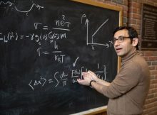 University of Cincinnati theoretical physicist Yashar Komijani worked with an international team of experimental and theoretical physicists to explore the properties of strange metals. Credit: Andrew Higley/UC