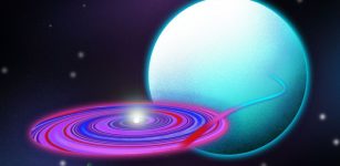 Gusty Winds In A Far-Off Neutron Star System - Mapped