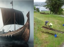 Spectacular Find - 20-Meter-Long Viking Ship Discovered In Salhushaugen Gravemound, Norway