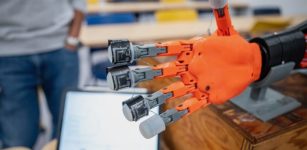 Breakthrough 'Robot Skin': New Soft Sensor Developed For Applications In Robotics And Prosthetics.