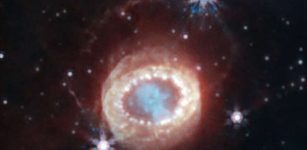 'String of Pearls' And Supernova 1987A - One Of The Brightest Exploding Stars In More Than 400 Years