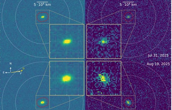 Physicists Detects Water’s Ultraviolet Fingerprint In Interstellar Comet 3I/ATLAS