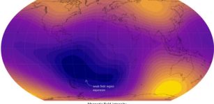 Swarm Reveals Growing Weak Spot In Earth’s Magnetic Field