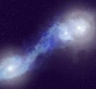 Radio Black Hole Trio Lights Up In Rare Galaxy Merger