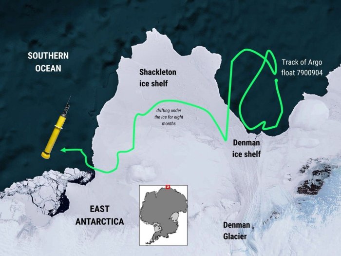 Adrift Like Shackleton: Robot Float Survives Antarctic Ice