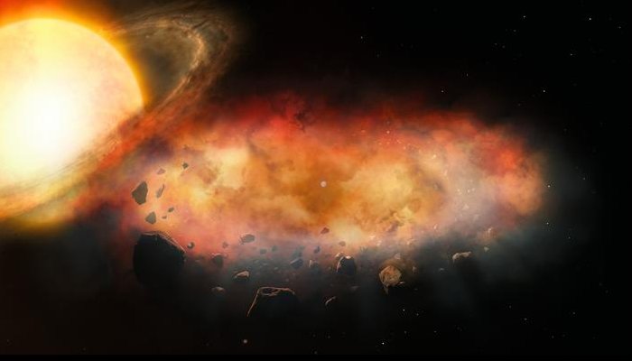 Massive Cloud With Metallic Winds Discovered Orbiting Mystery Object
