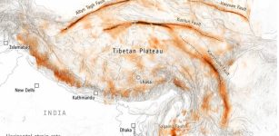 New Satellite View Of Tibet’s Tectonic Clash