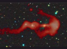 Remarkable Cosmic Bow-And-Arrow-Shaped Radio Galaxy - Discovered 