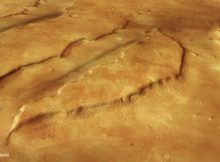 Mars’s Mamers Valles With Dust Devils As Seen By ESA's Mars Express