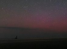 Low-latitude aurora observed on 28 June 2024 in Yoichi, Hokkaido, Japan. (Photo: Tomohiro M. Nakayama)