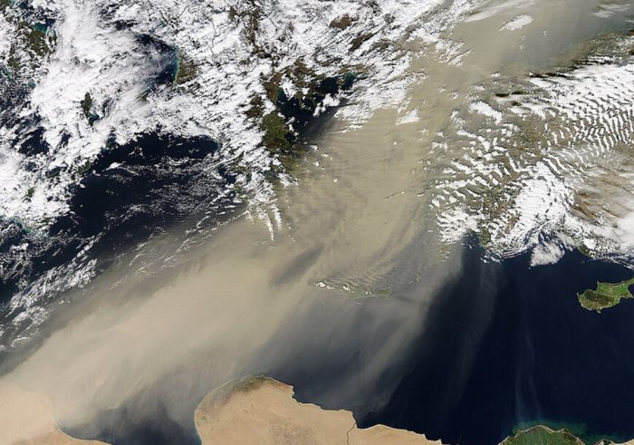 Desert Dust In Europe Is Increasing