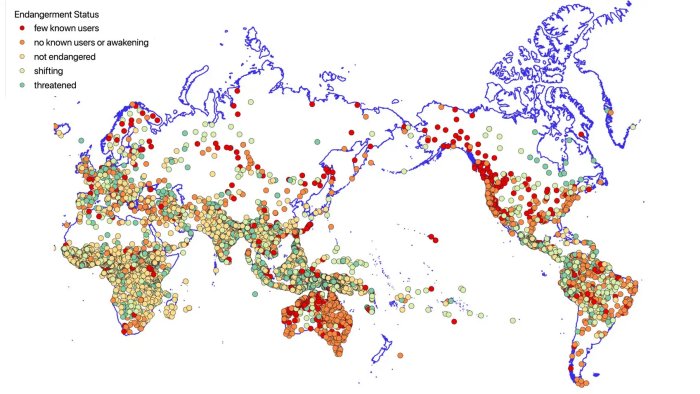 Lost Golden Age Of Language Diversity - Thousands Of Languages That Existed Between 1,000 And 3,000 Years Ago - Declined
