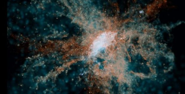 Early Galaxies Were Seeding The Universe With Oxygen And Carbon 500 Million Years After The Big Bang 