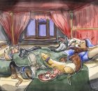 Dogs And Owners Disturb Each Other In The Night, But Still Get Pretty Good Sleep